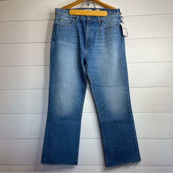 NWT RE/DONE 70s Crop Boot Jeans with Raw Hem - Picture 4 of 8